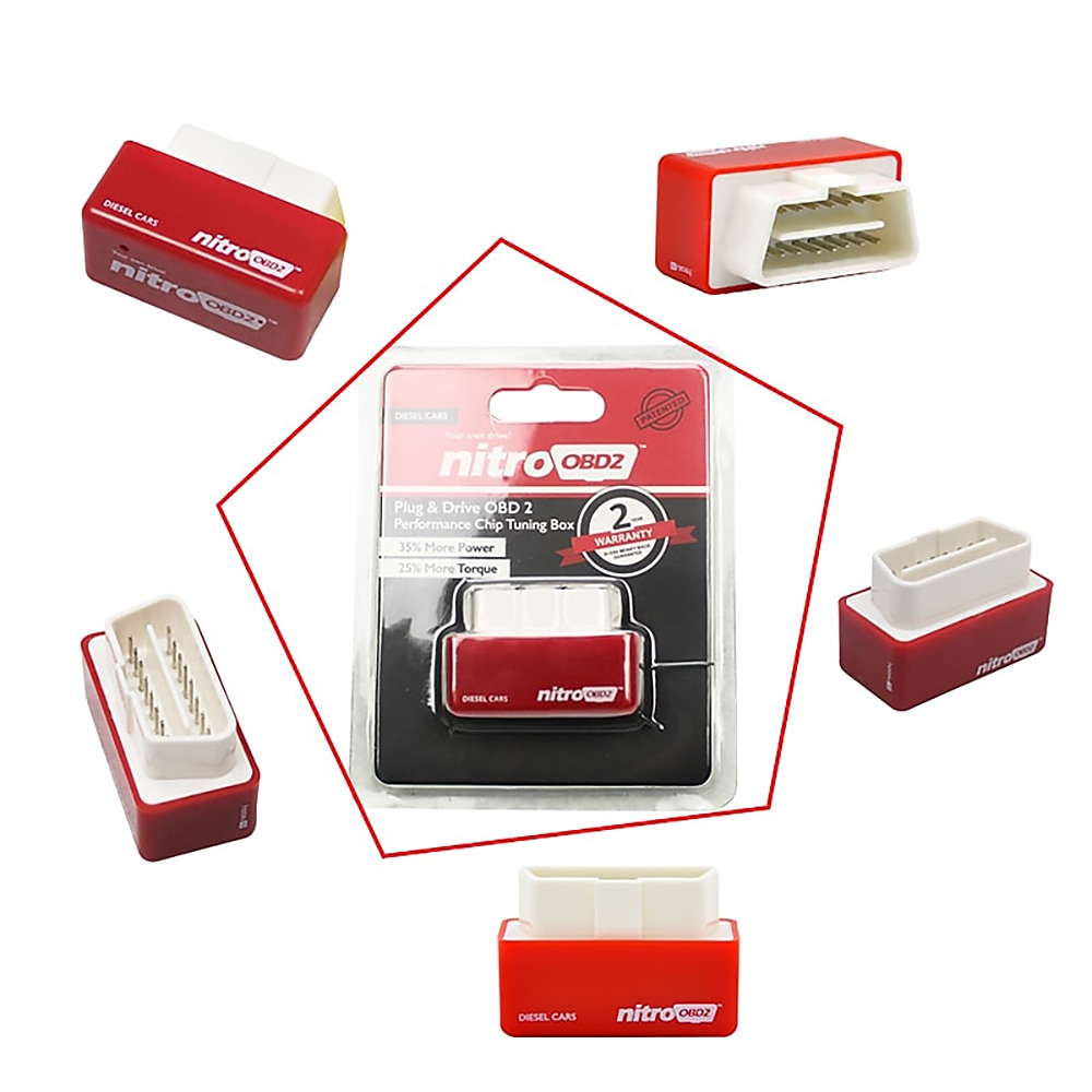 Nitro OBD2 EcoOBD2 15% Fuel Save More Power ECU Chip Tuning Box Plug & Driver NitroOBD2 Eco OBD2 For Benzine Diesel Car 2025 - $11.99 –P1