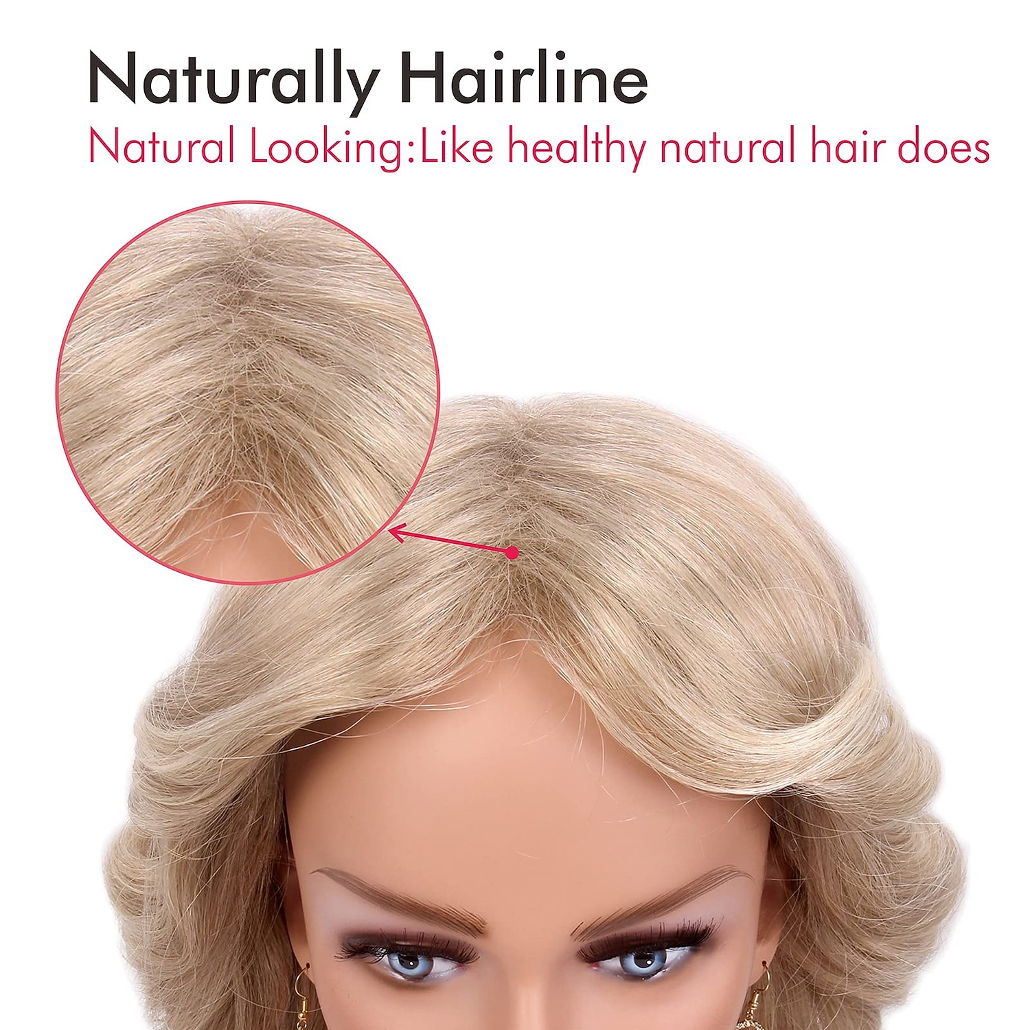 Blonde Wigs for Women Reewes Blonde 70S Wig Farrah Fawcett Wig Vintage Wigs Blonde Wig for Women Lady Natural Synthetic Full Wigs Vintage Cosplay  Disco Hair Wig Feathered Wig Halloween Wigs 2026 - $27.99 –P2