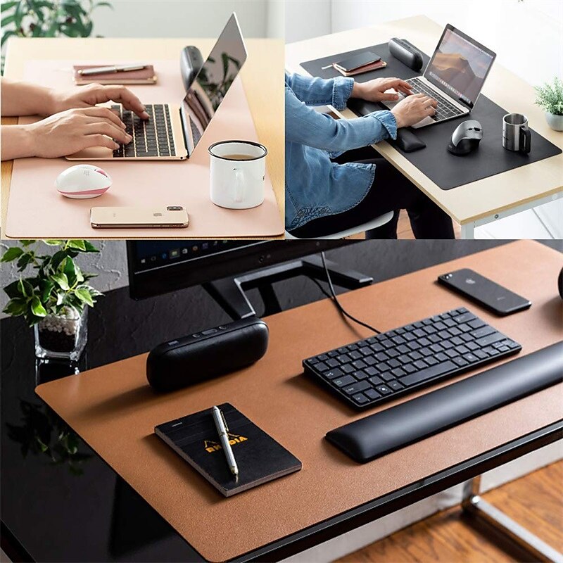 Basic Mouse Pad 35.4*17.7*0.08 inch Non-Slip Waterproof Leather Mousepad for Computers Laptop PC Office Home Gaming 2025 - $20.99 –P6