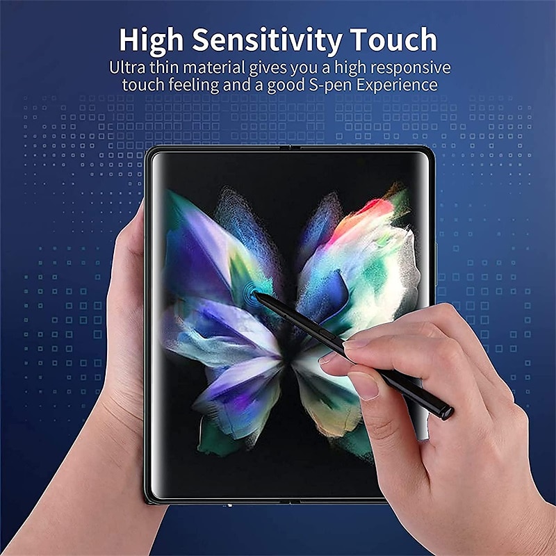 2 комплекта Защитная пленка Назначение Samsung Galaxy Z-образный сгиб 7 Z-сгиб 6 Z Fold 5 Z Fold 4 Z Fold 2 Гидрогель ТПУ Уровень защиты 9H Самозаживление Против отпечатков пальцев HD Ультратонкий 2025 - $9.99 –P4