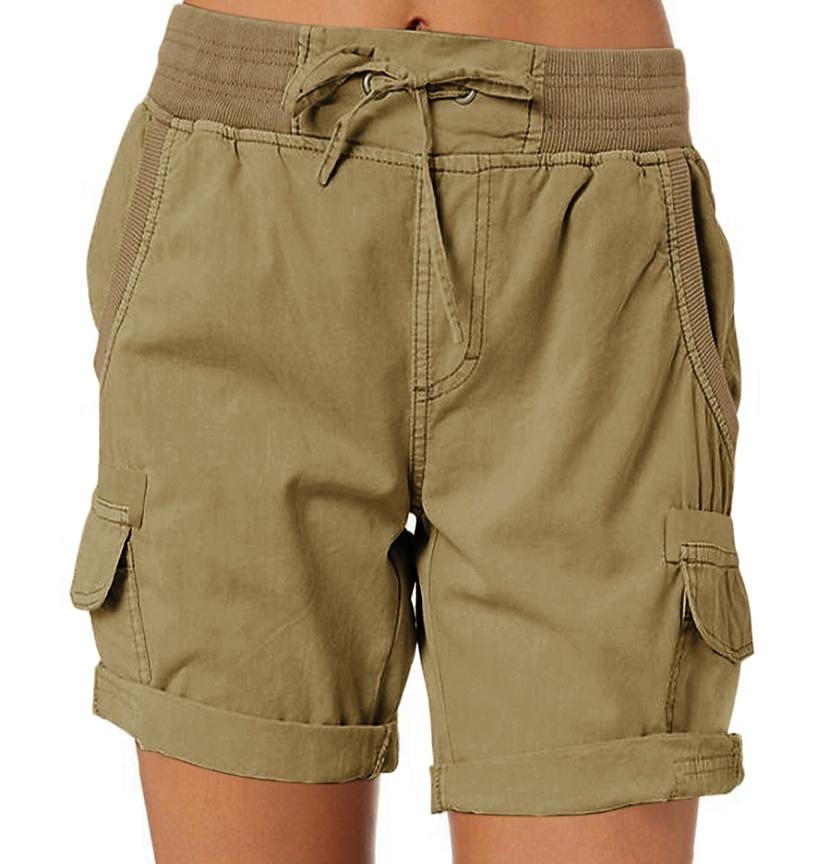 Women's Cargo Shorts Hiking Shorts Summer Outdoor Ripstop Breathable Quick  Dry Lightweight Shorts Bottoms Drawstring Elastic