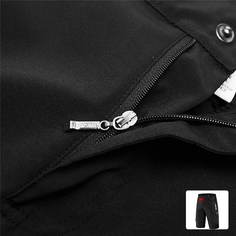 WOSAWE Voor heren MTB shorts Wielrenshorts Fietsen Gewatteerde shorts MTB shorts Ruim Passend Bergracen Wegwielrennen Sport 3D-pad Fietsen Ademend Anatomisch ontwerp Zwart Groen Siliconen Kleding 2025 - $37.99 –P2