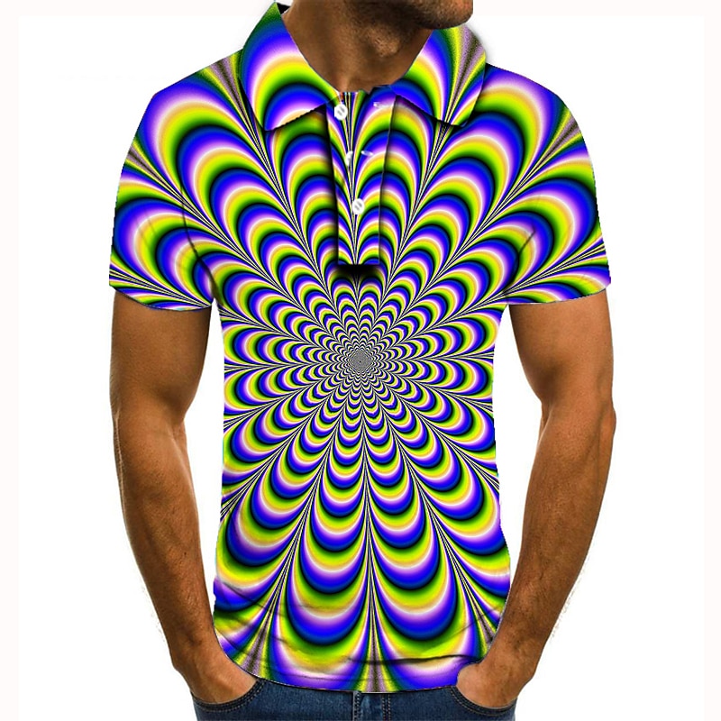 Voor heren Amerikaanse vlag veteranen Poloshirts Golfshirt Korte mouw Poloshirt Overhemden met kraag Casual Streetwear Vakantiekleding Feestoutfits Knop 3D-afdrukken A Zee blauw Zwart 2025 - $22.99 –P2