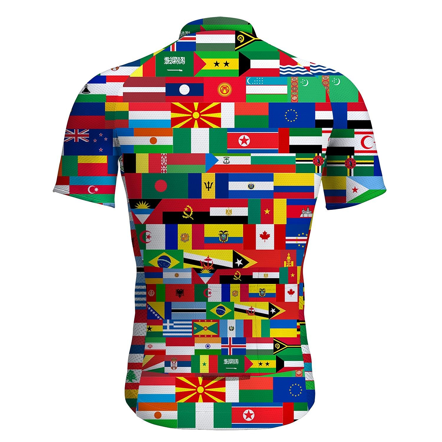 Férfi Biciklis ruházat Zászló Rövid ujjú Kerékpár Dzsörzé Felsők 3 hátsó zsebbel Hegyi biciklizés Országúti biciklizés Gyors szárítás Fényvisszaverő csíkok Hátizsák Nedvességelvezető Sport Piros Zöld 2025 - $29.99 –P2