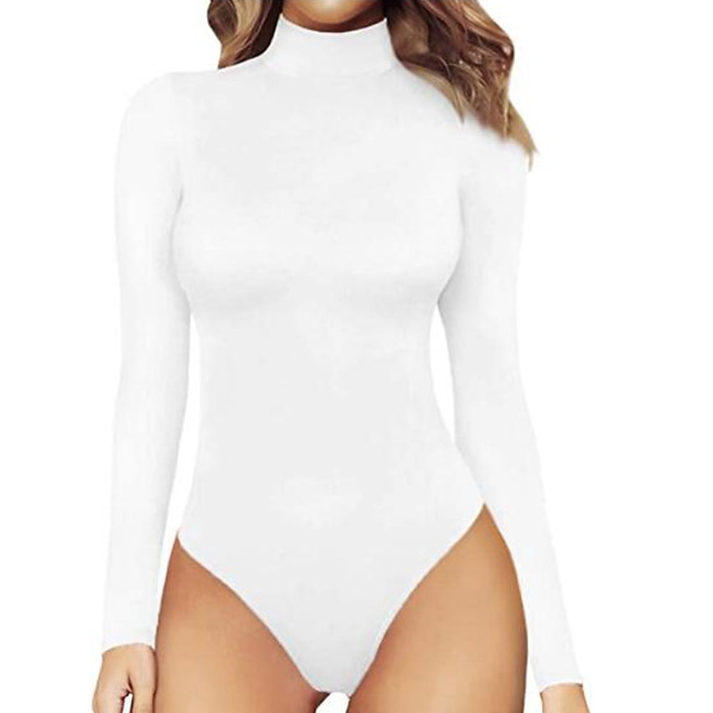 Γυναικεία Μαγιό γιλέκο Μονόχρωμο Σπαντέξ Γρήγορο Στέγνωμα Ελαφρύ Αναπνέει Μακρυμάνικο Κορμάκι Μαγιό Σέρφινγκ Παραλία Θαλάσσια Σπορ Καλοκαίρι 2026 - $16.49 –P6