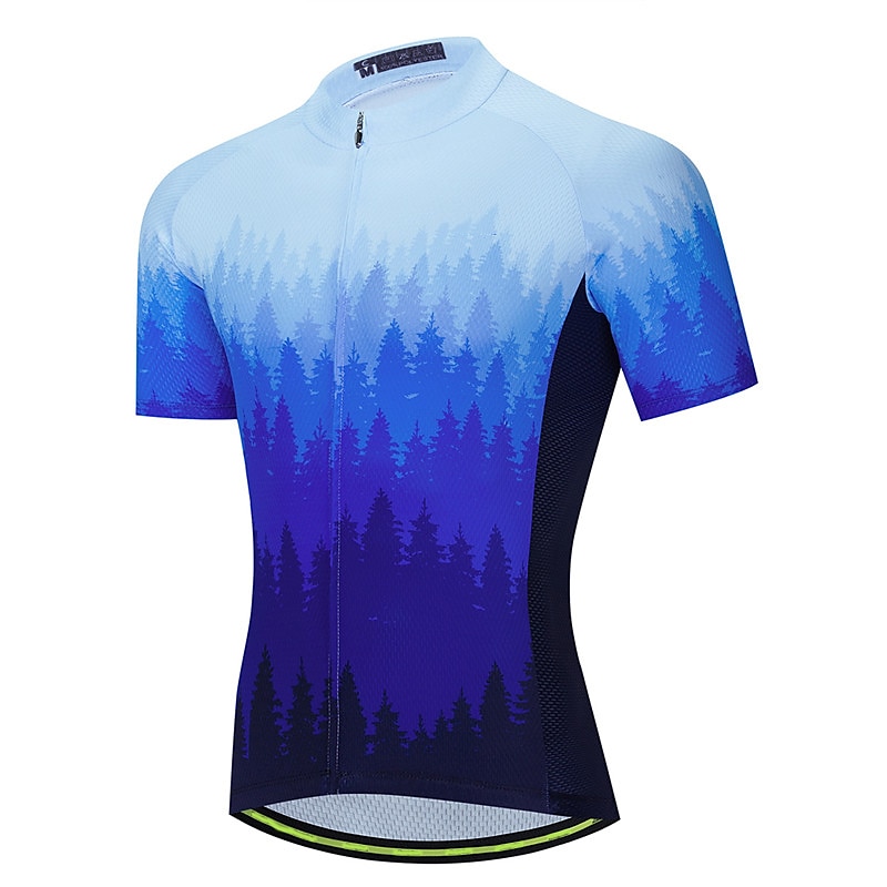 Herr Cykeltröja Kortärmad Cykel Överdelar med 3 bakfickor Bergscykling Vägcykling Andningsfunktion Snabb tork Fuktabsorberande Reflexremsa Gul Röd Grön Polyester sporter Kläder 2025 - $23.19 –P5