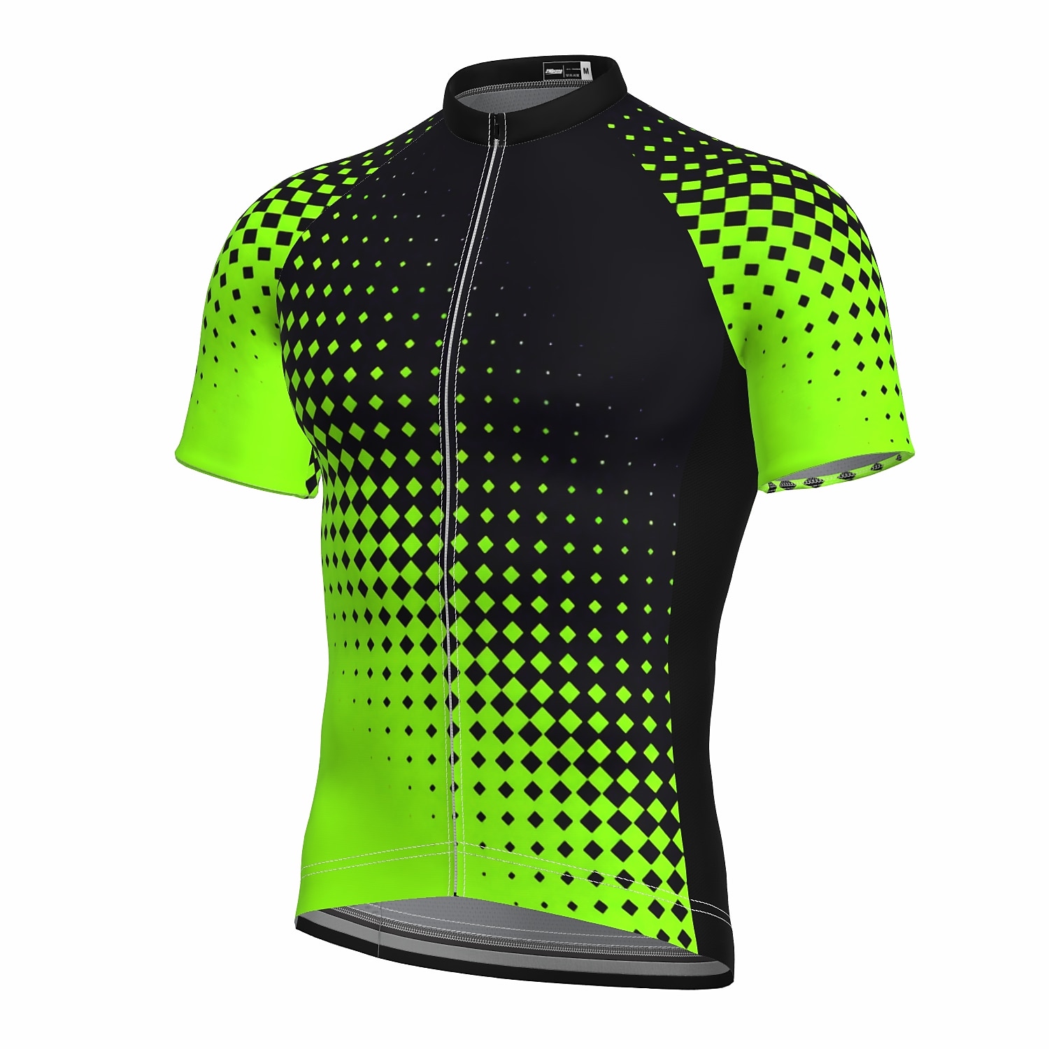 בגדי ריקוד גברים חולצת ג'רסי לרכיבה מנוקד שיפוע שרוולים קצרים אופנייים ג'רזי צמרות עם 3 כיסים אחוריים רכיבת הרים רכיבת כביש ייבוש מהיר רצועות מחזירי אור כיס אחורי פתילת לחות ספורט צהוב אדום כחול ביגוד 2026 - $30.99 –P3