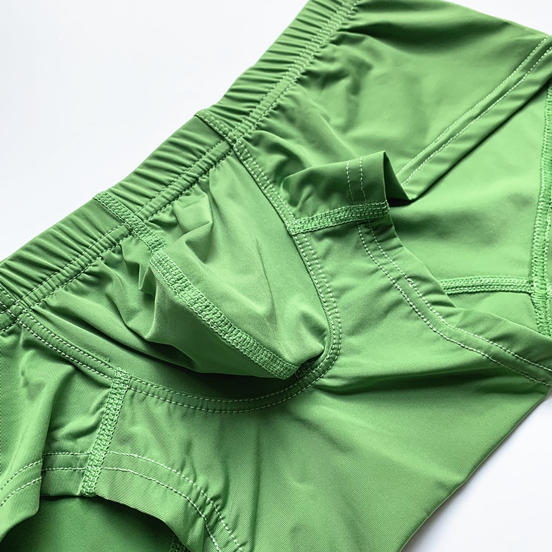 Hombre 1 paquete Sexy bragas Slip Básico Nailon Licra Color puro Baja cintura Negro Blanco 2026 - $11.99 –P7