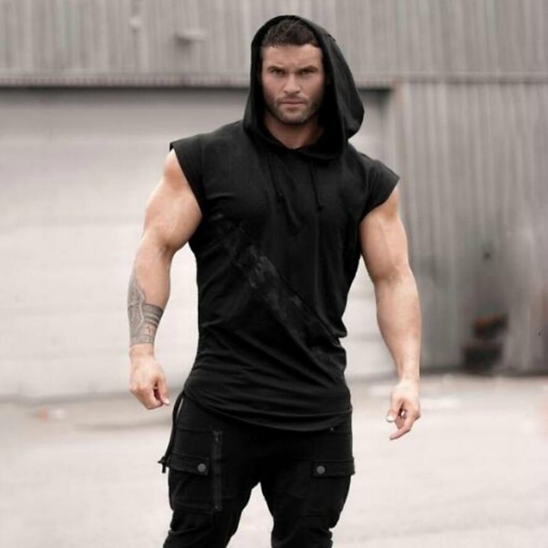 2025年 男性用 ランニングタンクトップ ワークアウト用タンクトップ ノースリーブ Tシャツ スポーツ スパンデックス 高通気性 吸汗性 ソフト ランニング アクティブトレーニング ウォーキング スポーツウェア アクティブウェア グラフィック ブラック バーガンディー コレクション – $17.99 –P3