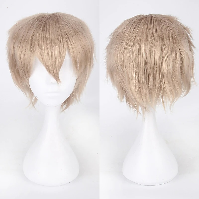 s parrucche cosplay per uomini e donne parrucca anime in fibra resistente al calore parrucche di halloween da 12 pollici del 2025 a $16.99 –P10