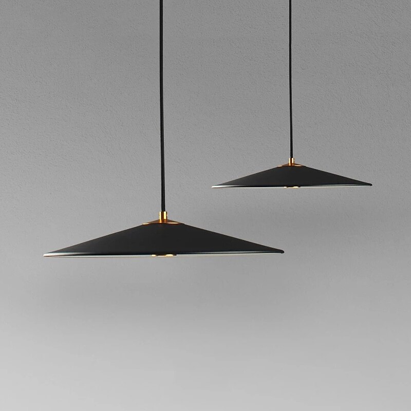 25 cm pojedynczy projekt wisiorek lekki metal malowane wykończenia led w stylu nordyckim 220-240v 2025 - $160.99 –P3
