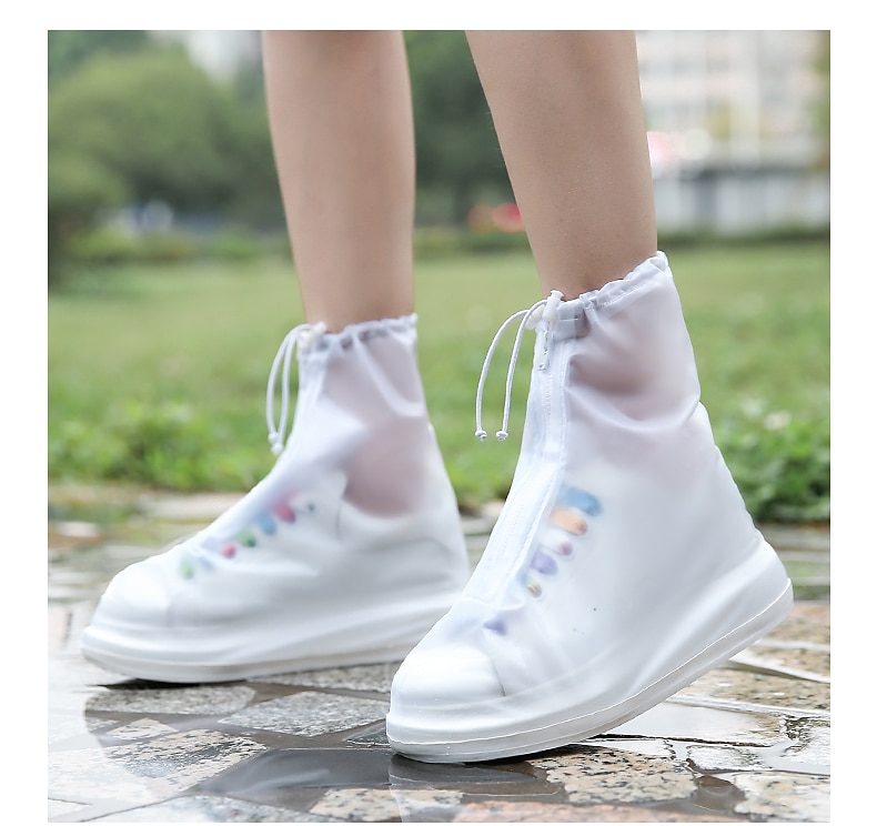Capas impermeáveis para botas de chuva, galochas antiderrapantes com controle de areia, sola de borracha em pvc reutilizáveis botas de chuva e neve galochas para ciclismo acampamento ao ar livre pesca viagem jardim de 2025 por $15.49 –P4