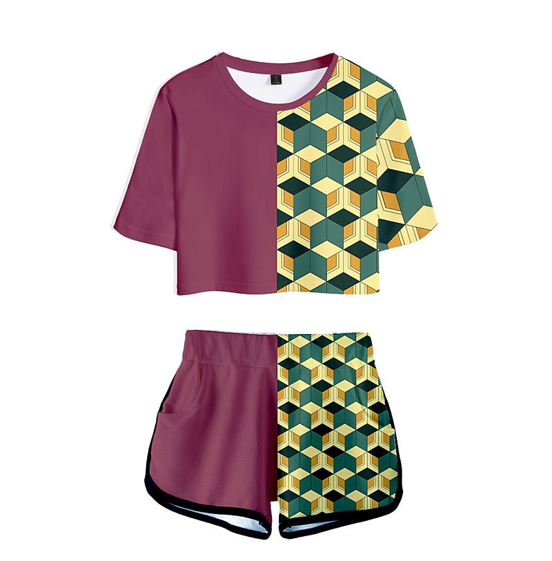 Outfits Anime Cartoon Anime Cute Cosplay Round Neck Harajuku Graphic Kawaii for Women's Adults' 3D Print  for Back To School 2026 - $28.99 –P3