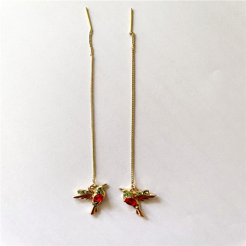 Women's Earrings Chic & Modern Street Bird Earring / Red / Blue / Fall / Winter / Spring 2025 - $6.49 –P5