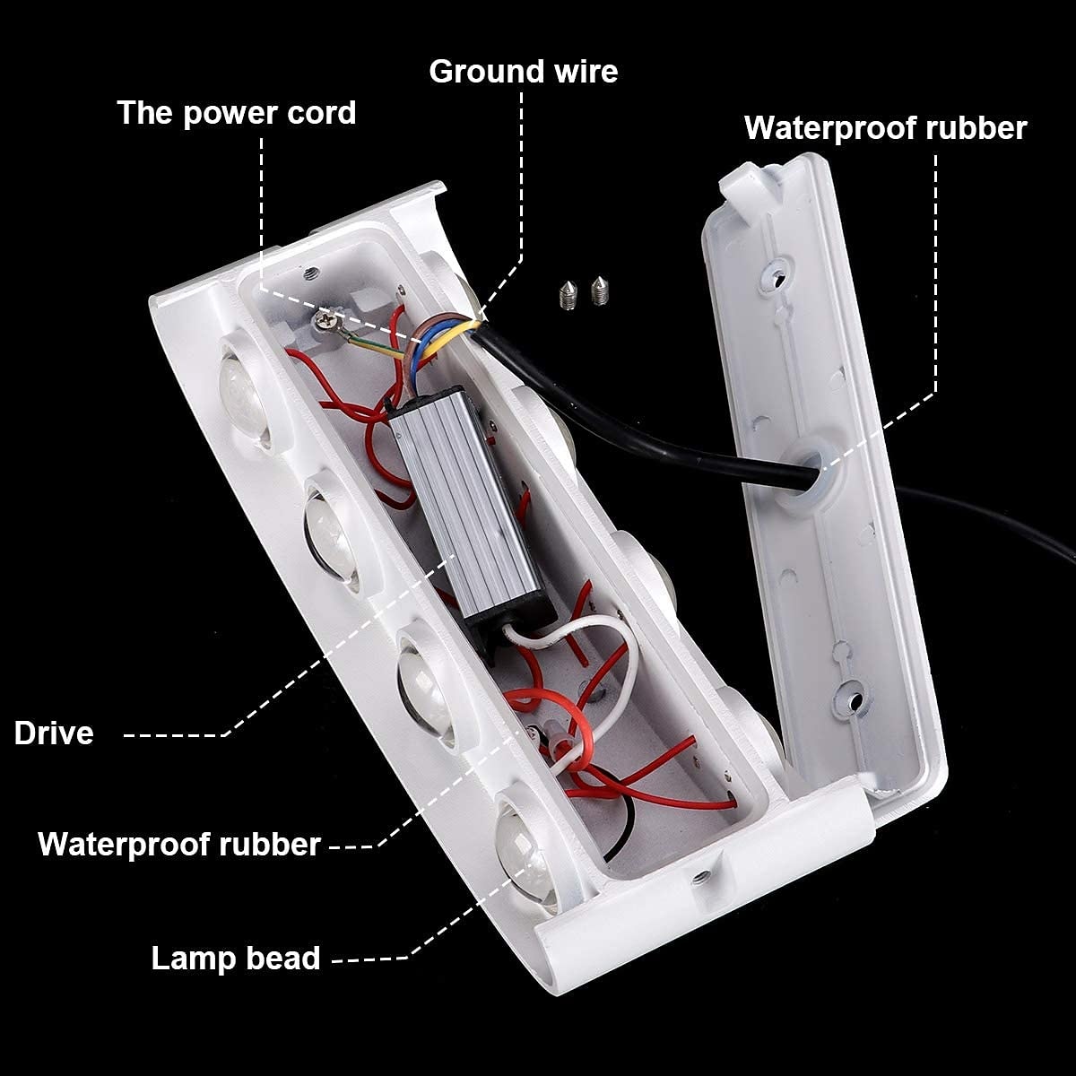 Outdoor LED Wall Light Waterproof IP65 8W Up and Down Lighting Indoor Double-Head Curved Wall Lamp Modern Bedroom Lamp AC85-265V 2025 - $35.99 –P5