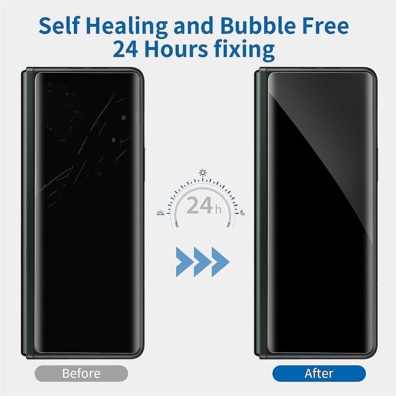 2 комплекта Защитная пленка Назначение Samsung Galaxy Z-образный сгиб 7 Z-сгиб 6 Z Fold 5 Z Fold 4 Z Fold 2 Гидрогель ТПУ Уровень защиты 9H Самозаживление Против отпечатков пальцев HD Ультратонкий 2025 - $9.99 –P6