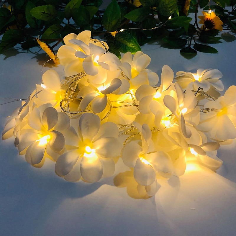 Flower Shape LED Fairy String Lights 3M-20LEDS 1.5M-10LEDs Garland Light Christmas Wedding Party Garden Home Holiday Decoration 2025 - $13.49 –P5