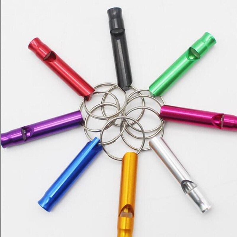 1 bucăți fluier pentru câini din plastic cu pas înalt pentru dresaj de reamintire, fluier de dresaj de câini cu brelocuri (negru, portocaliu, albastru, violet, verde) 2025 - $6.49 –P4