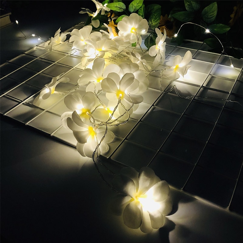 Flower Shape LED Fairy String Lights 3M-20LEDS 1.5M-10LEDs Garland Light Christmas Wedding Party Garden Home Holiday Decoration 2025 - $13.49 –P8