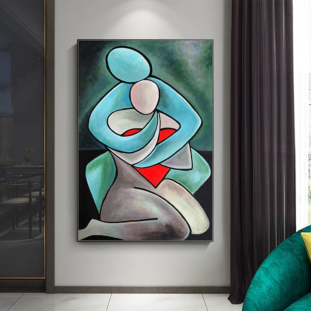 Mintura main peinture à l'huile sur toile mur art décoration moderne figure abstraite photo pour la décoration intérieure roulé sans cadre non étiré peinture de 2026 ? $67.99 –P3