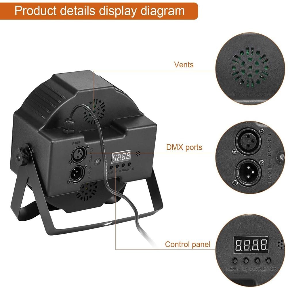 led strobe stage par light 36w uv blacklight 36 לדים עם שלט רחוק למסיבה דיסקו מועדון ktv חתונה 2025 - $61.99 –P12