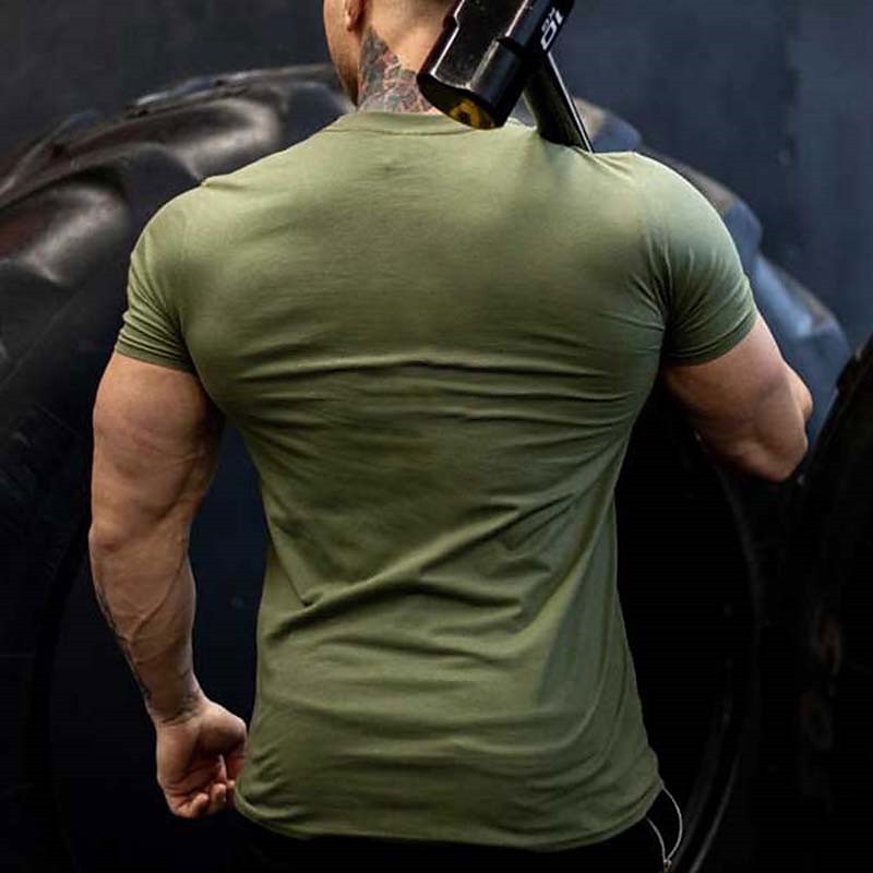 Hombre Graphic Letra Arañazos Camiseta Tee Algodón Manga Corta Gráfico Camisa Negro Blanco Verde Ejército Camiseta cómoda Aptitud física Gimnasia Ropa de diseñador de moda 2025 - $15.99 –P2