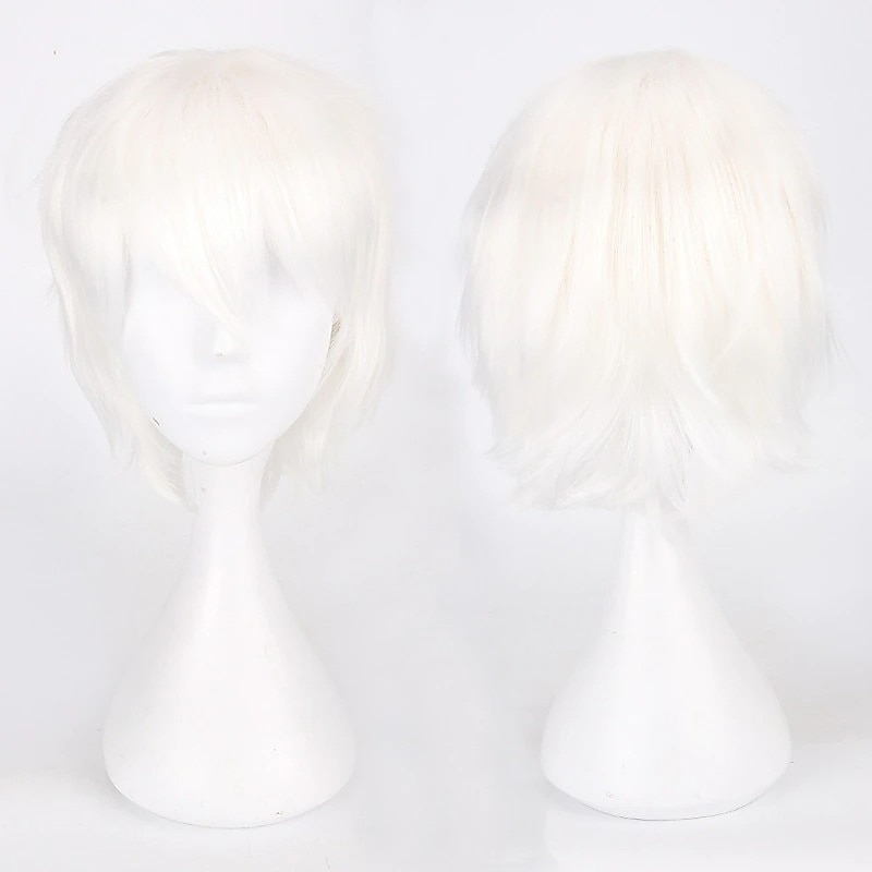 s parrucche cosplay per uomini e donne parrucca anime in fibra resistente al calore parrucche di halloween da 12 pollici del 2025 a $16.99 –P1