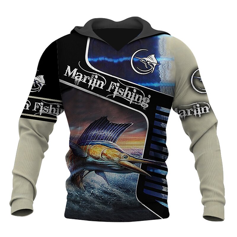 Hombre Graphic Animal Sudadera Sudaderas Sudadera Manga Larga Sudadera con capucha Con Capucha Ropa de calle Impresión 3D Deporte Diario Caqui claro. Negro Estampado Primavera & Otoño Diseñador 2025 - $31.99 –P8
