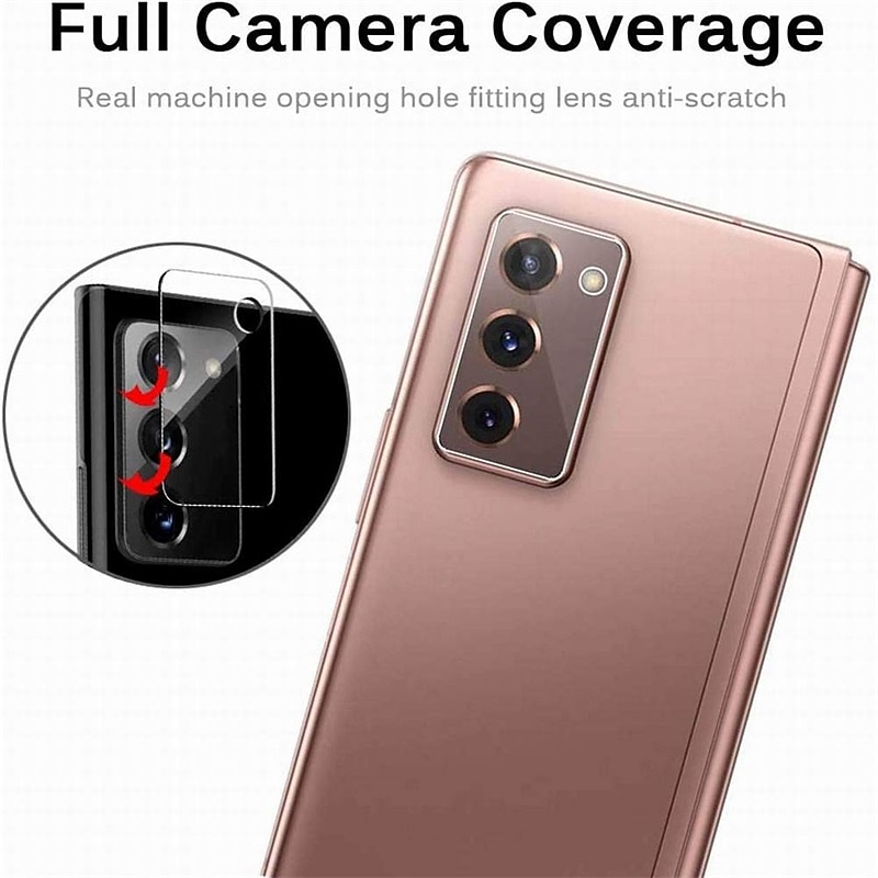 1 Set Screen Protector + Camera Lens Protector For Samsung Galaxy S24 Ultra Plus Z Fold 4 Z Fold 3 Z Fold 2 Z Fold Tempered Glass 9H Hardness Self-healing Anti Bubbles Anti-Fingerprint High Definition 2025 - $14.99 –P2