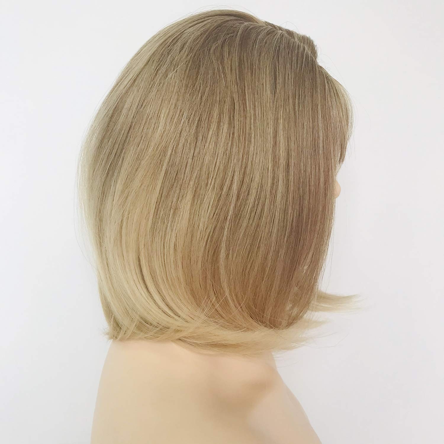 Synthetische Perücken Locken Mit Pony Maschinell gefertigt Perücke Kurz A1 Synthetische Haare Damen Cosplay Weich Modisch Blond / Freizeitskleidung / Party / Abend / Täglich 2025 - $22.99 –P5