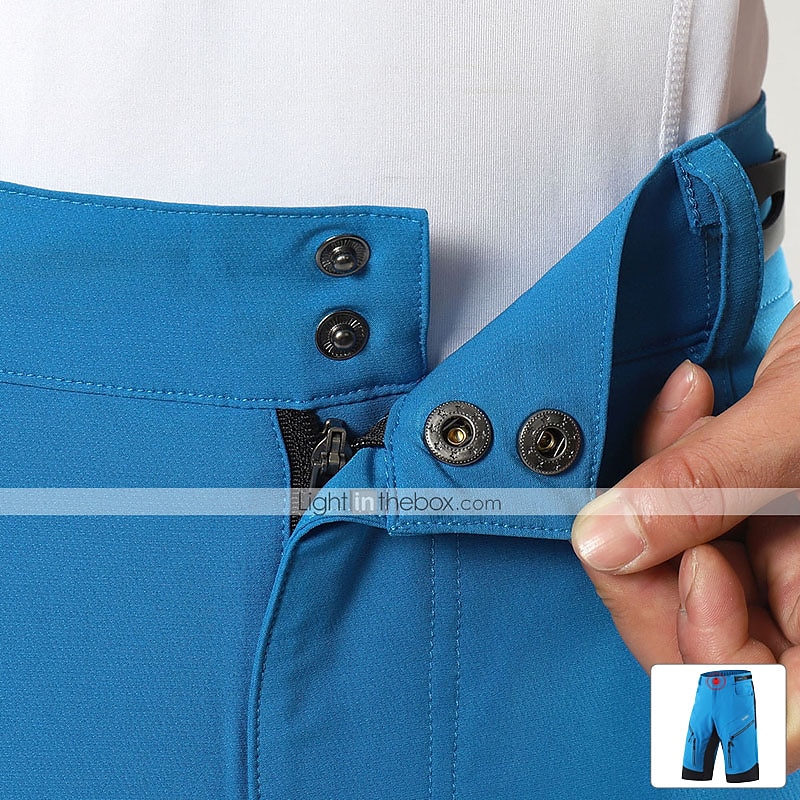 בגדי ריקוד גברים מכנסי רכיבה באגי מכנסי אופניים אופניים מכנסיים קצרים מכנסיים קצרים רחבים התאמה רגועה רכיבת הרים רכיבת כביש ספורט 3D לוח ייבוש מהיר רוכסן עמיד למים רך שחור ירוק צבא ביגוד 2026 - $59.99 –P9