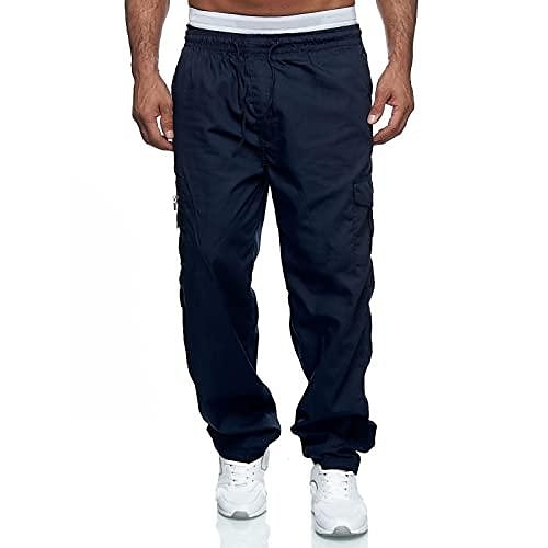 Mens Fashion Cargo Pants Casual Loose Trousers Multi-Pocket Outdoor Work Pants Jogger Athletic Sweatpants Navy 2025 - $12.99 –P2