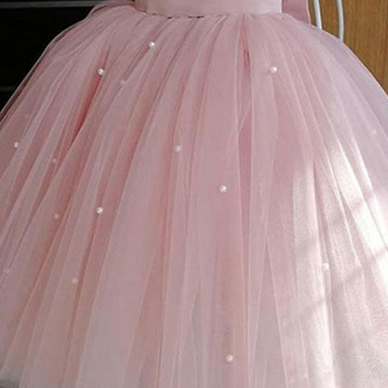 Abito da cerimonia A-Line Lunghezza ginocchio Abito per ragazza di fiori Prima comunione Ragazze Abito prom carino in satin con Fiocco/i Tutu Fit 3-16 anni fai colpo del 2025 a $54.99 –P2