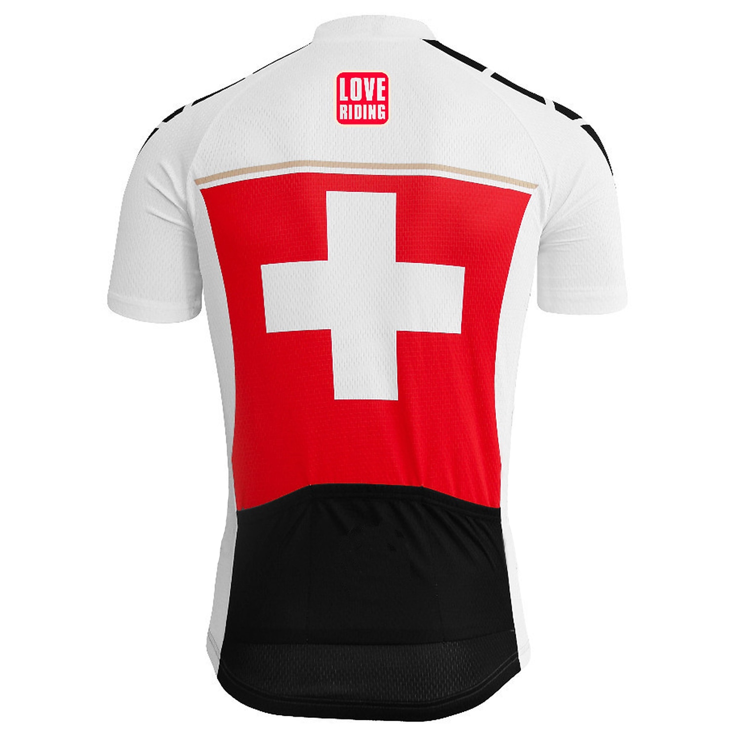 Voor heren Wielrenshirt Met Patroon Zwitserland Denemarken Korte mouw Fietsen Shirt Kleding Bovenlichaam met 3 achterzakken Bergracen Wegwielrennen UV-bestendig Sneldrogend Achterzak Vochtregelerend 2026 - $30.99 –P2