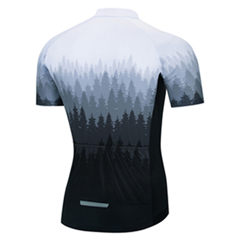 Herr Cykeltröja Kortärmad Cykel Överdelar med 3 bakfickor Bergscykling Vägcykling Andningsfunktion Snabb tork Fuktabsorberande Reflexremsa Gul Röd Grön Polyester sporter Kläder 2025 - $23.19 –P8
