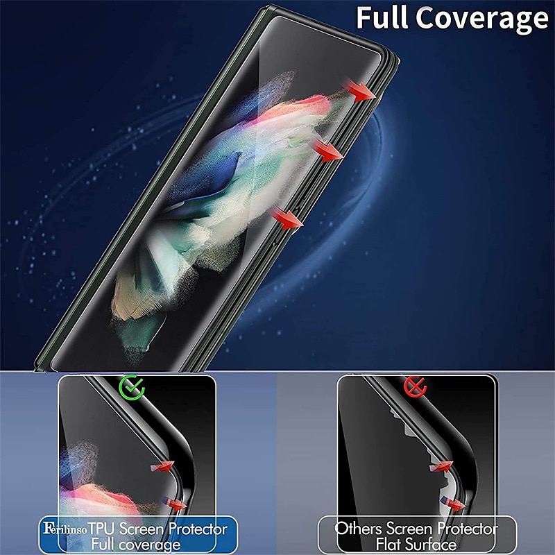 2 комплекта Защитная пленка Назначение Samsung Galaxy Z-образный сгиб 7 Z-сгиб 6 Z Fold 5 Z Fold 4 Z Fold 2 Гидрогель ТПУ Уровень защиты 9H Самозаживление Против отпечатков пальцев HD Ультратонкий 2025 - $9.99 –P5