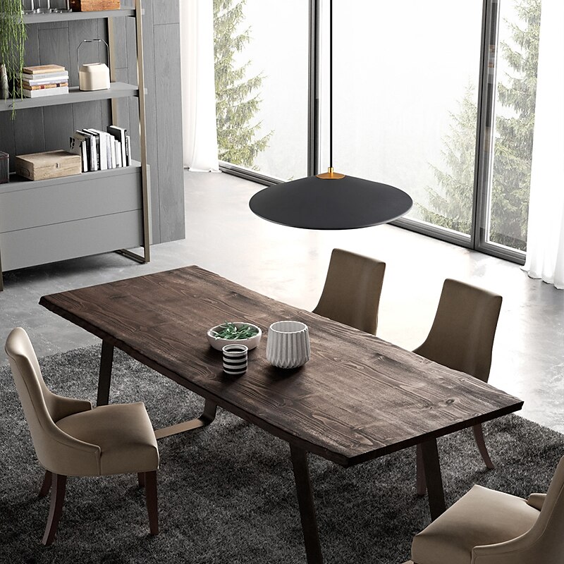 25 cm pojedynczy projekt wisiorek lekki metal malowane wykończenia led w stylu nordyckim 220-240v 2025 - $160.99 –P8