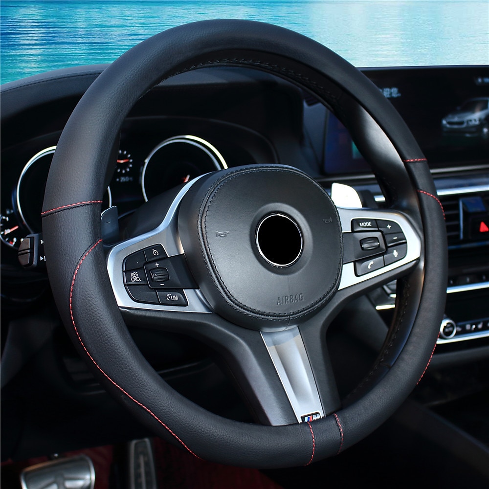 Beige Lampa Club Premium Steering Wheel Cover 49-51cm 