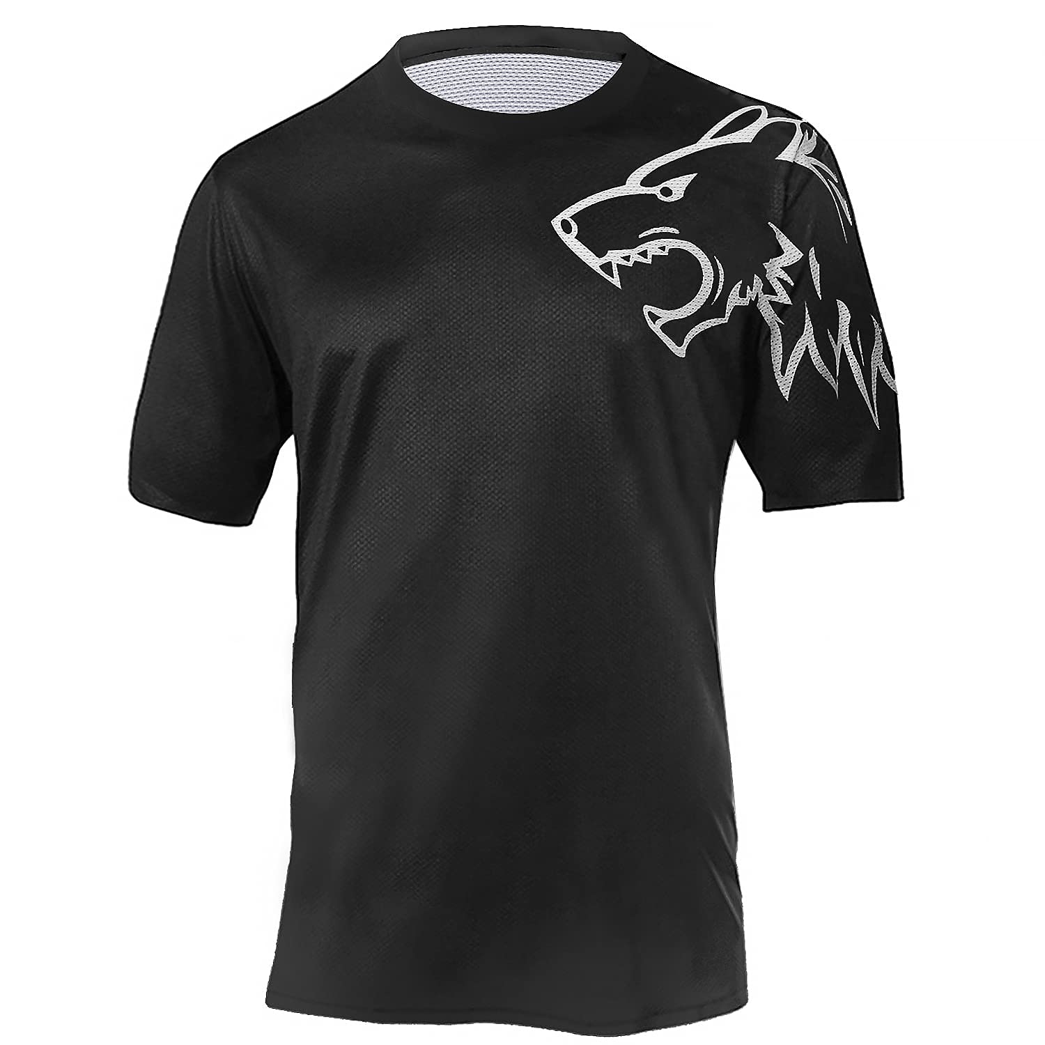 Per uomo Manica corta Maglia in discesa Gradiente Lupo Bicicletta Superiore Ciclismo da montagna Cicismo su strada Verde foresta Nero Verde Elastene Poliestere Traspirante Asciugatura rapida del 2025 a $27.99 –P4