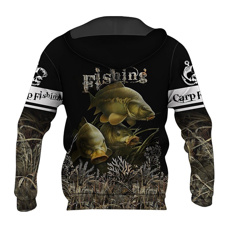 Hombre Graphic Animal Sudadera Sudaderas Sudadera Manga Larga Sudadera con capucha Con Capucha Ropa de calle Impresión 3D Deporte Diario Caqui claro. Negro Estampado Primavera & Otoño Diseñador 2025 - $31.99 –P3