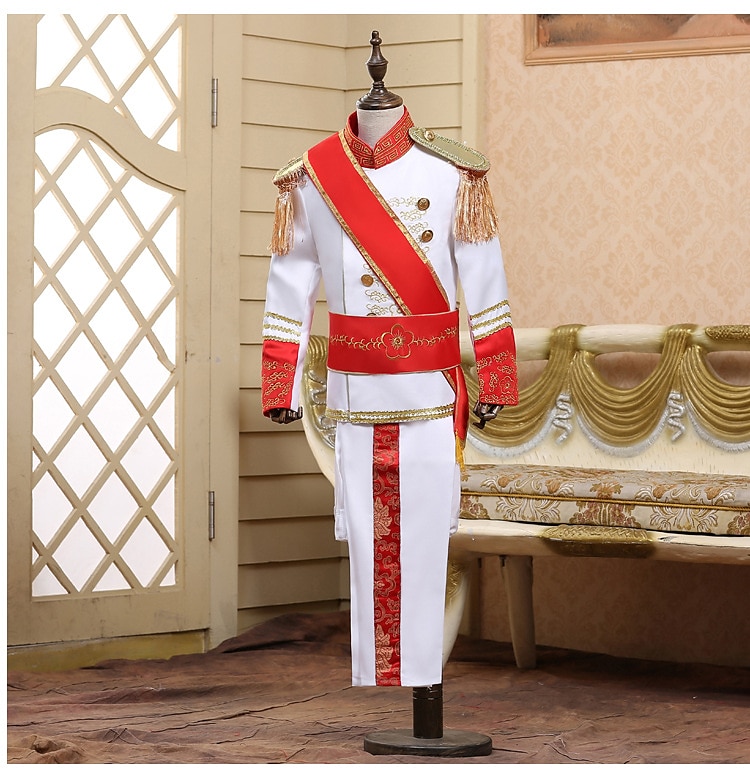Rococó Medieval siglo 18 Ropa de Fiesta Aristócrata Disfraz Chico Jubileo de platino de la reina 2022 Isabel 70 años Carnaval de Venecia Niños Chaqueta 2025 - $81.99 –P3