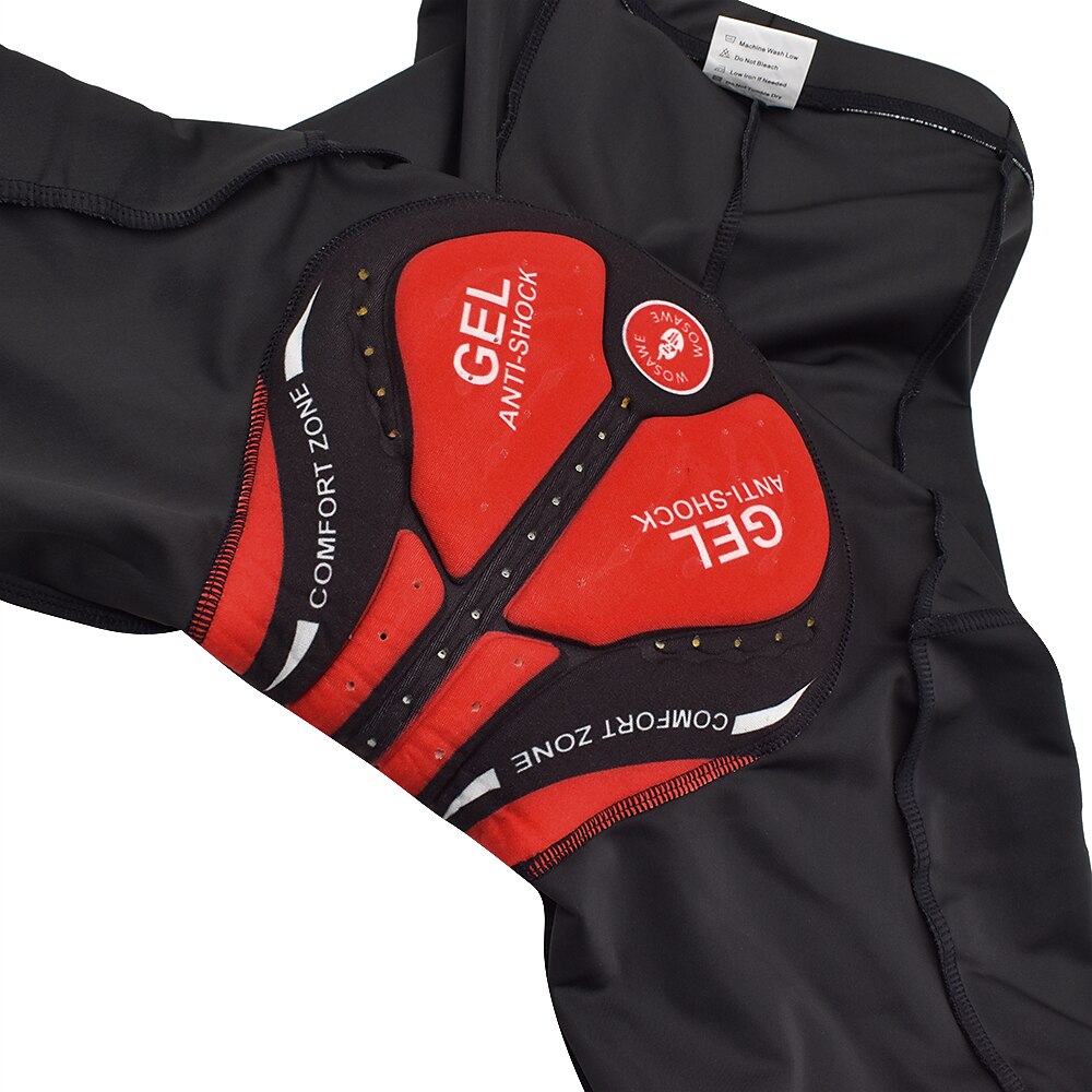 WOSAWE Herre Sykkelshorts Fôrede sykkelshorts Sykkel Fôrede shorts MTB-shorts Semi-formsydd Fjellsykling Veisykling sport Sykling Pustende Hurtigtørkende Myk Svart Silikon Lycra Klær Sykkelklær 2025 - $28.99 –P20