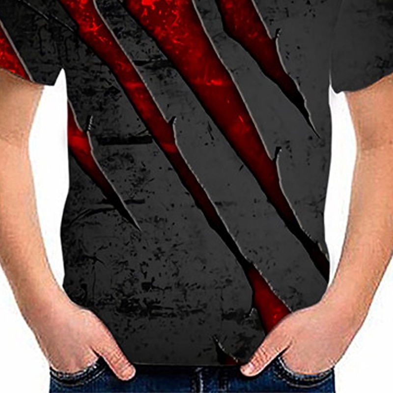 Jongens 3D 3D Print T-shirt Korte mouw 3D-afdrukken Zomer Lente Actief Sport Modieus Kinderen 3-12 jaar Buiten Dagelijks Voor Binnen Normale pasvorm 2026 - $11.99 –P2