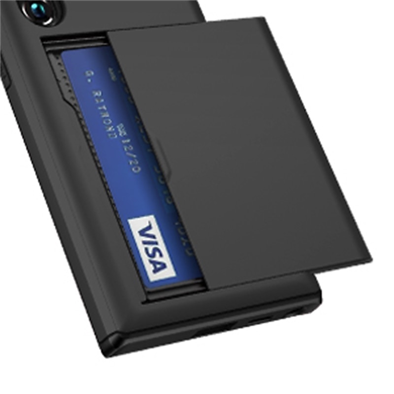 Funda para teléfono para Samsung Galaxy S24 S23 S22 S21 S20 Plus Ultra S25 Ultra funda trasera soporte para tarjetas a prueba de golpes de color sólido TPU 2025 - $13.99 –P8