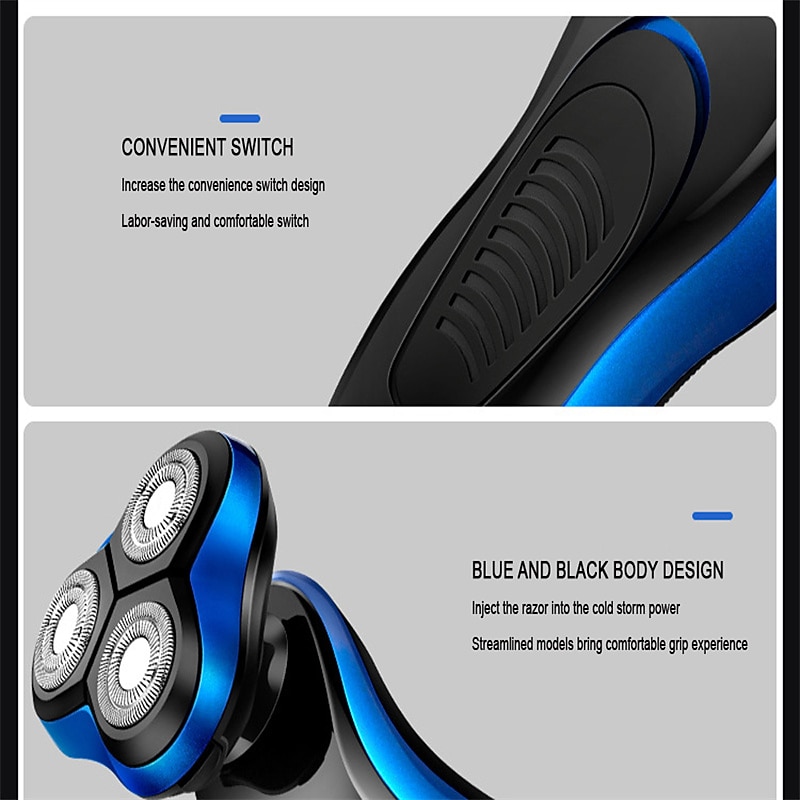 Набор для стрижки волос моющийся электрический бритва триммер для бороды электрическая бритва для мужчин перезаряжаемая бритва с аксессуарами для чистки ушей подарок на День Святого Валентина 2026 - $17.99 –P16