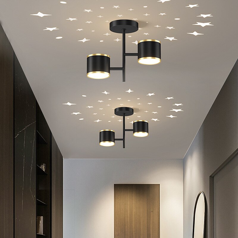 Lampada Da Soffitto Per Portico Del Corridoio Lampada Da Soffitto A Led Con Luce Di Proiezione Creativa del 2025 a $187.99 –P3