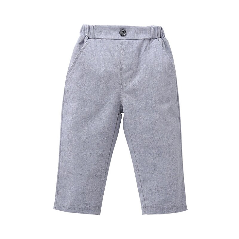 3 osainen Sormuspojan puku Poikien Lapset Taapero Puku Muodollinen puku Paita ja housut Koulu Juhla Deitti Aktiivinen Perus Yhtenäinen väri Rusetti Harmaa Puuvilla 2025 - $43.99 –P8