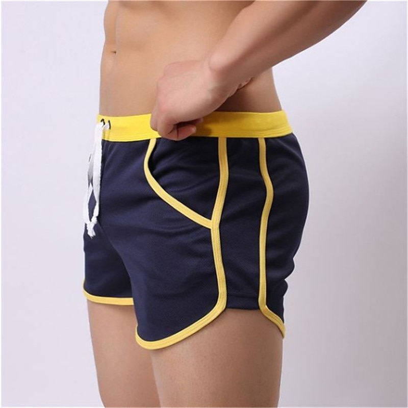 Herren Badehose Schwimmshorts Bademode Boardshorts Badeshorts 3-Zoll-Shorts Elastische Taille Farbblock Komfort Atmungsaktiv Kurz Sport in der Natur Täglich Baden Stilvoll Casual / sportlich Schwarz 2025 - $10.99 –P10
