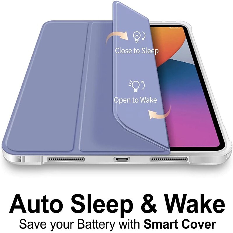 Tablet Case Cover For Apple iPad Air 5th 4th 10.9" ipad 9th 8th 7th Generation 10.2 inch iPad Pro 3rd 11'' iPad Pro 2nd 11'' iPad Pro 1st 11'' 2022 2021 2020 2019 2018 Portable Pencil Holder Trifold 2025 - $25.99 –P6