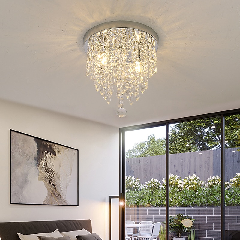 30 cm stropní světlo led křišťálový lustr chodba světlo vstupní chodba světlo galvanizované moderní 220-240v 2025 - $143.99 –P3